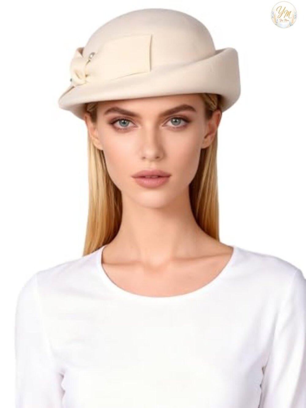 Women Wool Felt Ribbon Vintage Beret Hat French Fashion Millinery Party Fedora
